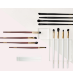 Eyeshadow Brush Set of 4, Black, 1 Set - Image 2