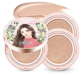 ” Miba Wang Cushion Season 2 Large Capacity 25g Main Product + 25g Refill 2P, N21 Bright Skin, 1ea”