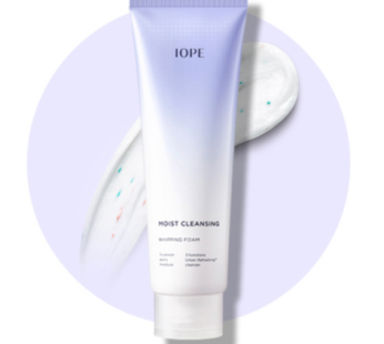 IOPE Moist Cleansing Whipping Foam, 180ml, 1ea