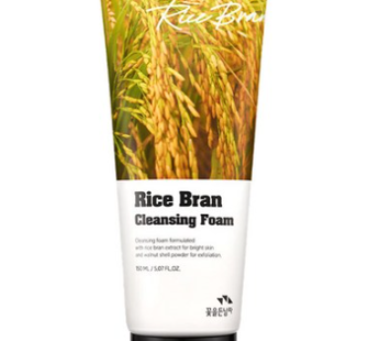 Man with Flowers Rice Bran Cleansing Foam, 150ml, 1ea