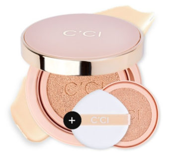 CC1 Ink Long Cover Matte Foundation Cushion Main Product + Refill, No. 21, 1ea