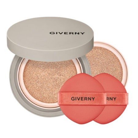 Giverny Close-fitting Matte Fit Cushion Foundation Main Product 12g + Refill 12g Set, 23NW Medium Be..., 1ea