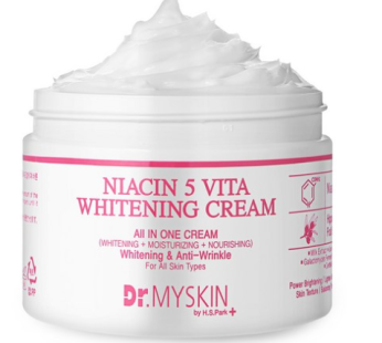 Dr. My Skin Niacin 5 Vita Whitening Whitening Cream, 350g, 1ea