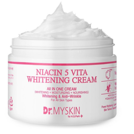 Dr. My Skin Niacin 5 Vita Whitening Whitening Cream, 350g, 1ea