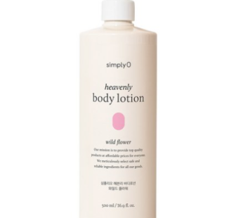 Simply Heavenly Body Lotion Wild Flower, 500ml, 1pc