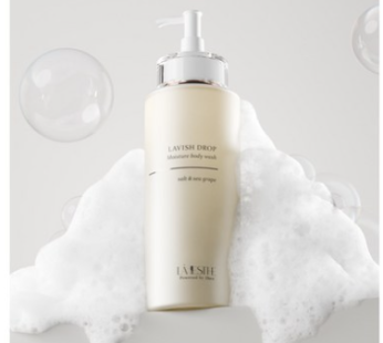 Laeste Lavish Drop Moisture Body Wash Natural Mildly Acidic High Moisture Pregnant Women Long-lasting Fragrance, 300ml, 1ea