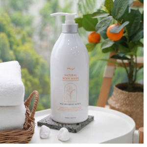 ” Monggul Jeju Tangerine Tree Natural Ingredients Mildly Acidic Body Wash Large Capacity, 1L, 1ea “