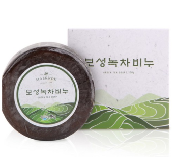“MacNock Boseong Green Tea Soap Cleansing Soap Natural Soap MacBanStone Soap Gift Soap Return Gift “