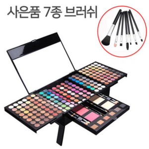 190 color tone cosmetics eye shadow powder makeup set brush gift