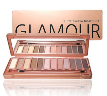 Color News Glamour 12 Color Eyeshadow Makeup Palette, 1pc