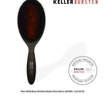 German Keller hairbrush official importer and seller kellerbursten Donmo large black paddle hairbrush