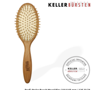 German Keller hairbrush official importer and seller kellerbursten beechwood pin round hairbrush