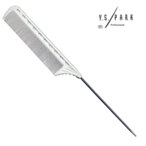 [YS PARK] YS-112 YS PARK Tail Comb, White, 1pc
