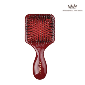 Atara Cushion Mini Hairbrush AT-PMB, Burgundy, 1pc