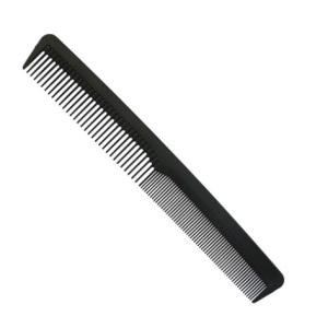 IKORES Beauty Salon Double Sided Comb, Black, 1pc