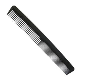 IKORES Beauty Salon Double Sided Comb, Black, 1pc