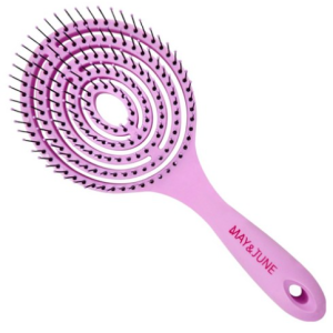 Tina Beauty Circle Candy Detangler Hairbrush, Purple, 1pc