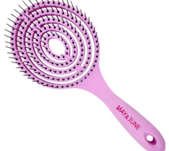 Tina Beauty Circle Candy Detangler Hairbrush, Purple, 1pc