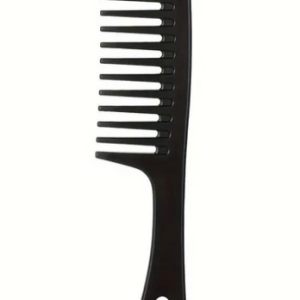 Wide Tooth Hair Comb (Plastic Bristles Thick Durable Anti-Breakage Scalp Massage Comb for Normal Hair 1pc)
