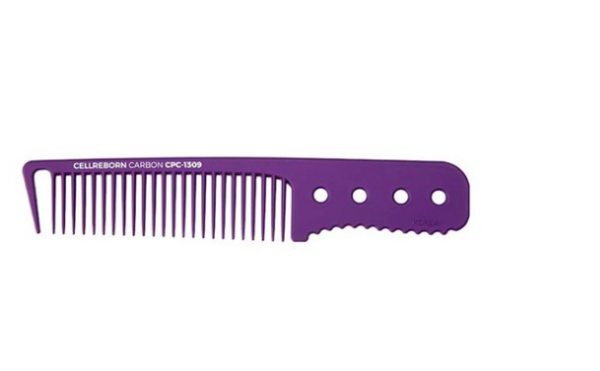 Cellibon Premium Ceramic Carbon Comb Edition Cut Comb, Deep Purple CPC-1..., 1pc