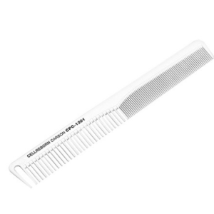 Cellibon Reinforced Ceramic Carbon Comb Brush CPC-1201, White, 1pc