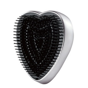 Lipa Heart Brush, Silver, 1pc