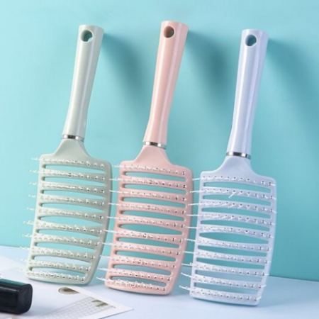1+1+1 Root Volume Hair Brush Comb, Color 1: Pink, 2 pcs