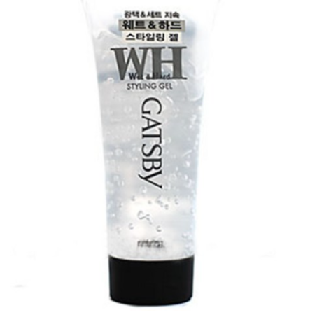 Gatsby Wet & Hard Styling Gel, 200g, 1pc