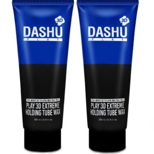 Dashu Play 3D Extreme Holding Tube Hair Wax, 200ml, 2pcs