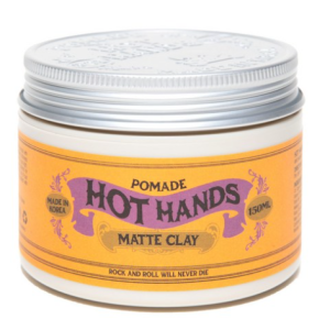 Hot Hands Matte Clay Men’s Mercury Pomade Wax Short Hair Styling 150g