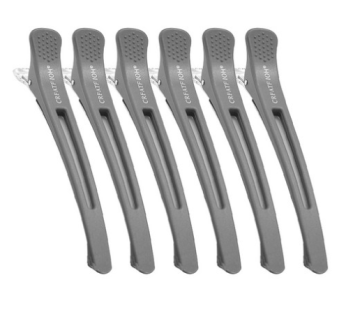 Gulpins Premium Non-Slip Silicone Cushion Mark-Free Beauty Hair Clip Large 1523 6p