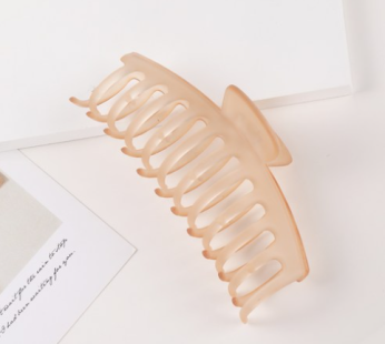 Susuda Round Hair King Clip 162 Translucent Pastel Color 13cm