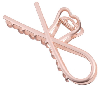 Susuda Baby Shark Hair Metal Clip 4108 Glossy Matte Updo Hairpin