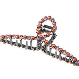 Susuda Big Size Cubic Pearl Mix Twist Metal Hair Clip 5106