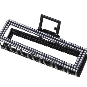 Susuda Big Size Pearl Square Metal Hair Clip Updo Hair Pin 5102