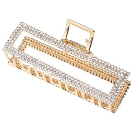 Susuda Cubic Square Metal Hair Clip 5101