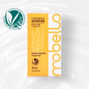 Mobelo Dye Shade Cover Gray Hair Large Capacity Self Mild Low-irritation Odorless Natural Water Dye 4 Times, Medium Brown, 1 Piece