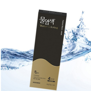 Seedbee Premium Season 2 Water Dye 4p, Natural Black, 1ea
