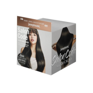 Jenny House Cosmetics New Salon Code Glam Hair Dye, Glam Cacao, 1ea