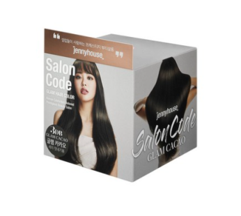 Jenny House Cosmetics New Salon Code Glam Hair Dye, Glam Cacao, 1ea