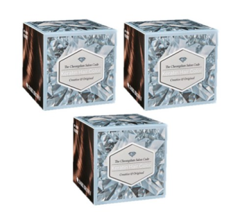 The Cheongdam Salon Code Keratin Hair Color Dye, Dark Brown, 3 pcs