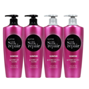 LG Life Health Elastine Silk Repair Shining Shampoo 2 + Rinse 2 Signature