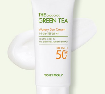 Tony Moly The Chok Chok Green Tea Moisture Sun Cream SPF50 PA+++, 50ml, 2ea