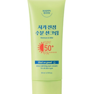 Happy Bath Philsogood Cica Soothing Moisture Sun Cream SPF50+ PA++++, 80ml, 1ea