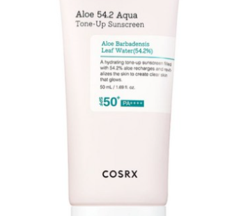 COSRX Aloe 54.2 Aqua Tone Up Sunscreen SPF50+ PA++++, 50ml, 1ea