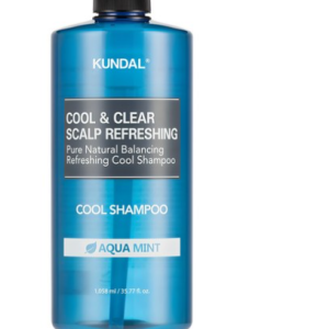 “Kundal Cool & Clear Scalp Refreshing Shampoo Aqua Mint, 1058ml, 2ea “