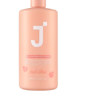 Jay Forest Silk Keratin Protein Peach Edition Shampoo Peach Scent, 1L, 2 pcs