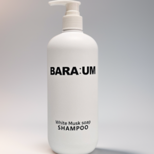 Baraum White Musk Soap Hair Shampoo 490ml Mildly Acidic Silicone-Free Purifying Scalp Odor Adolescents Puberty