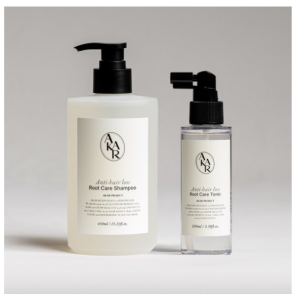 AKAR Akar Shampoo & Tonic Premium shampoo for hair loss relief, mildly acidic, non-irritating, root care, scalp care, scalp improvement, inflammation reduction, hair tonic