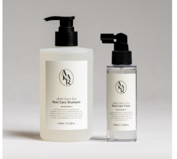 AKAR Akar Shampoo & Tonic Premium shampoo for hair loss relief, mildly acidic, non-irritating, root care, scalp care, scalp improvement, inflammation reduction, hair tonic